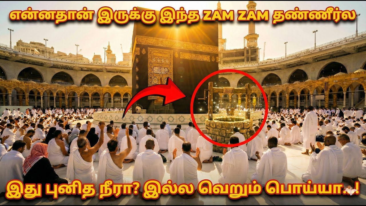 Zam Zam water ! இது இஸ்லாமியர்களின் புனித நீரா ? இல்ல வெறும் பொய்யா 😯 | Kaaba | Islam | Mecca