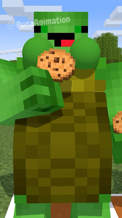 Power of FOOD🍪 - MAIZEN Minecraft Animation #shorts #JJ #Mikey #JJsister