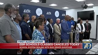 Bus driver shortage impacting EBR Schools