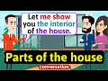 House vocabulary parts of the house buying a new house  english conversation practice  speaking