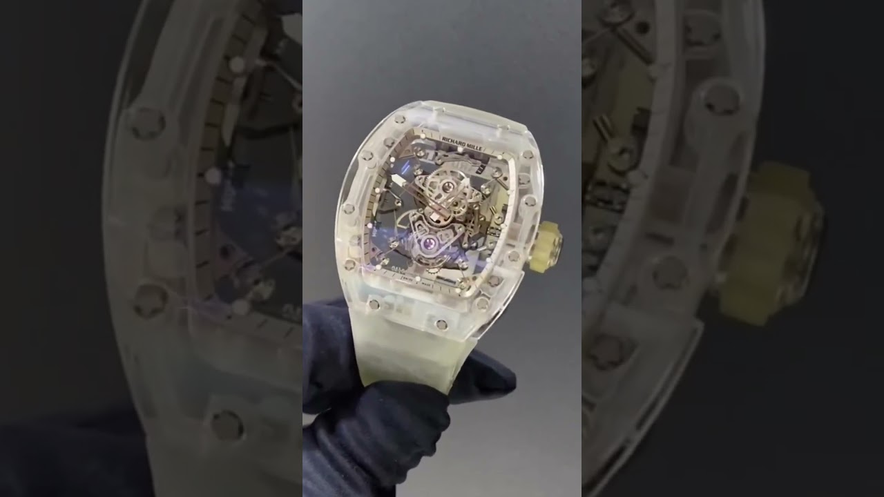 World's most expensive watch: Richard Mille RM 56-02 Sapphire diamond-encrusted sapphire case