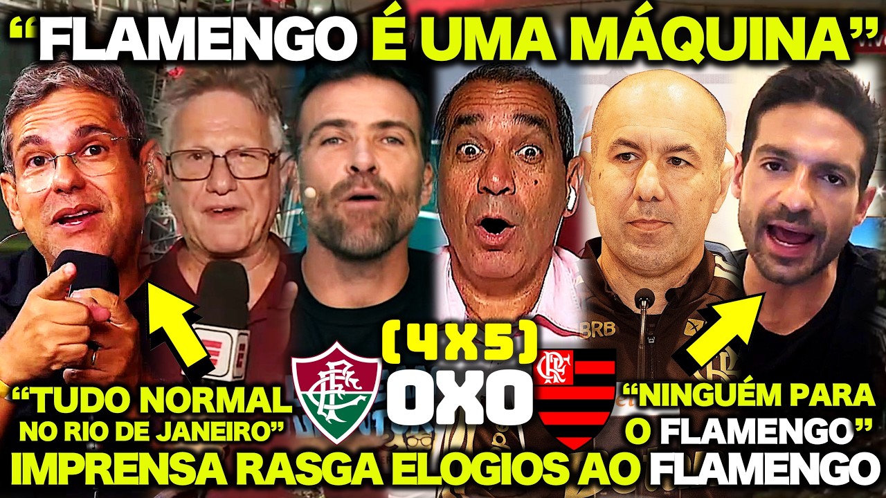 IMPRENSA ESPORTIVA de TODO BRASIL RASGA ELOGIOS ao FLAMENGO ! 
