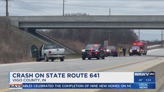 Car crashes into concrete barrier after malfunction on State Route 641