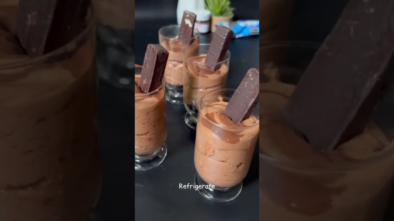 The BEST Chocolate Mousse Recipe oreo nuteralla YouTube