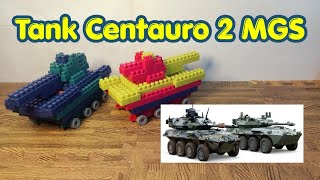 DIY Building Blocks Tank Centauro 2 MGS `ILLEGAL BUILD! `4 MIN SKIP!`