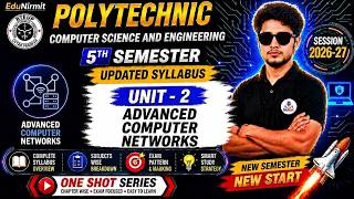 🔥Unit - 2 || OneShot || Advanced Computer Networks || CS 5th Semester BTEUP @EduNirmit