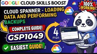 Cloud Spanner - Loading Data and Performing Backups #GSP1049 #qwiklabsarcade2026 #qwiklabs #arcade