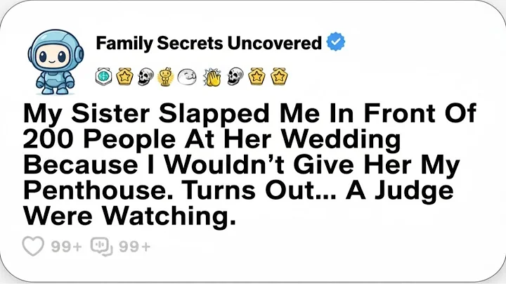 My Sister Slapped Me In Front Of 200 People At Her Wedding Because I Would... - Reddit Family Tales