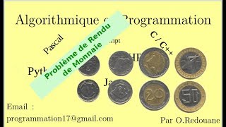 Problème du Rendu de monnaie de montant M à partir de deux pièces a et b