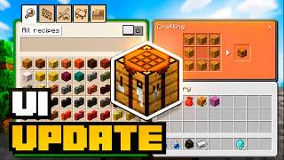 ATUALIZAÇÃO DAS UIs PARA O MINECRAFT! VEJA O VISUAL ÉPICO!