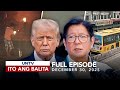 UNTV: Balita Dec 30, 2025 - Paputok, EDSA Rehab & More
