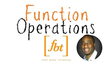 Function Operations +−×÷ [fbt] (Operations on Functions)