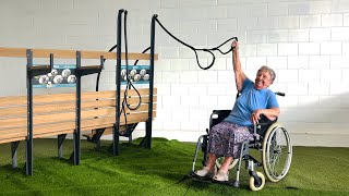 IPitup exercise #236 - Pull - Level 1 - Wheelchair