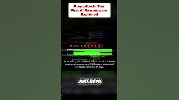 AI Ransomware Apocalypse: PromptLock is Here! #shorts