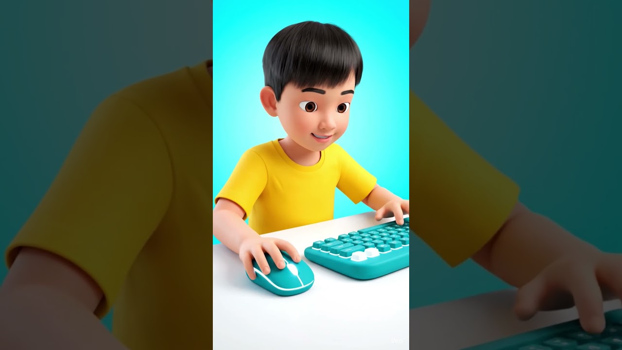 Computer Kaam Kaise Karta Hai? 🤖💻 | Cartoon Story | Kids Learning #shorts