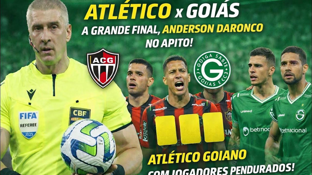 Daronco apita 1 jogo da final, atlético com jogadores pendurados, Gege e Felipe Machado titular !