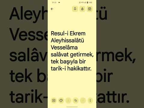 Allahümme salli ala seyyidina ve nebiyyina Muhammed.