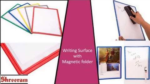 Infomate Writing Cum Magnetic Folder