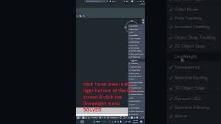 Fix Lineweight Not Showing in AutoCAD | Simple &amp; Quick Solution #autocad #tips
