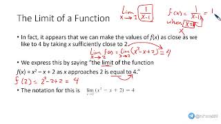 DS241 | Calculus | Week 03 | 3.2 Limit of a Function | شرح منهج التفاضل والتكامل