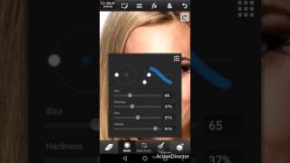 How to change eye color in PS Touch (Android) turtorial screenshot 2