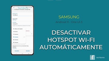 Desactivar Hotspot Wi-Fi automáticamente - Samsung [Android 11 - One UI 3]