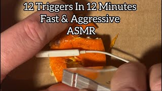 ASMR • 12 Triggers In 12 Minutes • Fast and Aggressive Lofi