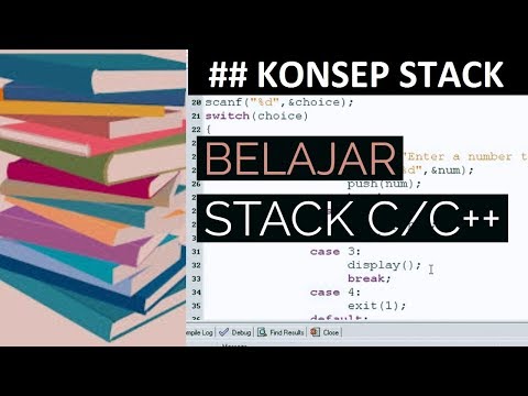 [Konsep Dasar] Stack dengan ARRAY - Pemrograman dan Struktur Data