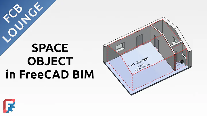 Create Room in FreeCAD BIM | Space Tool