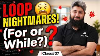 For Loop vs While Loop 😵 (Clear Difference) | Class#37