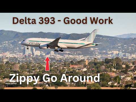 LAX Go Around - Delta Pilot receives "Good Work" compliments from ATC thumbnail