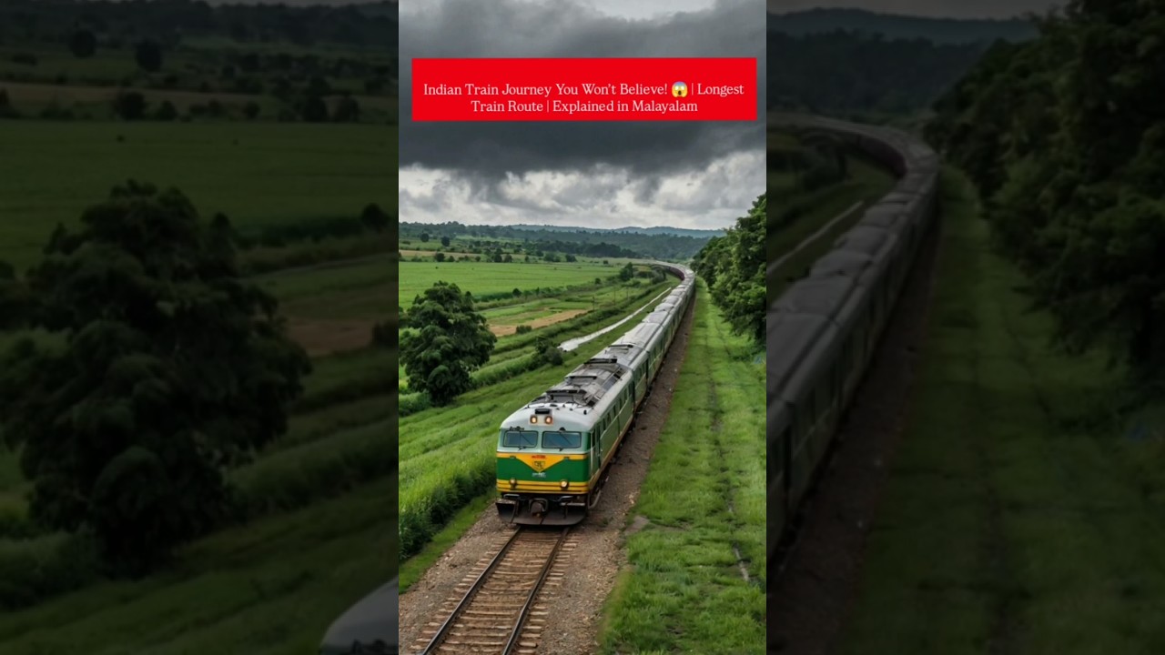 5000km+ Train Travel 😱 | ഇത്ര ദൂരം ട്രെയിനിൽ? You Won’t Believe! | @crazyfactso03
