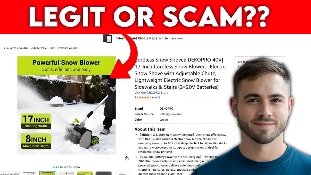 Best Snow Shovels 2026: EGO Power+ vs. DEKOPRO! ❄️ (Deep Snow & Wet Snow Test)