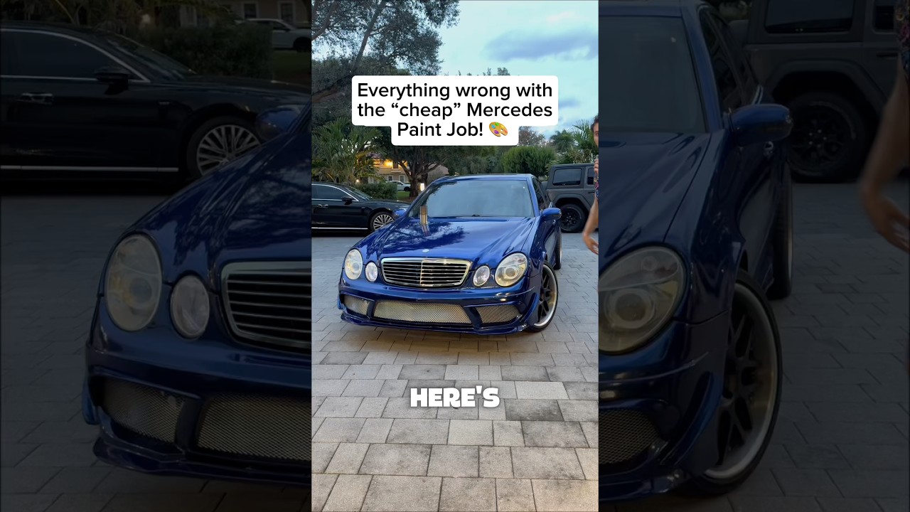 ВСЕ НЕ ТАК С ЭТОЙ «ДЕШЕВОЙ» ПОКРАСКОЙ MERCEDES!