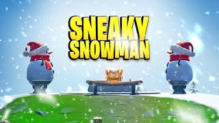 Hide inside a Sneaky Snowman (Fortnite Winterfest Challenge Chapter 2)