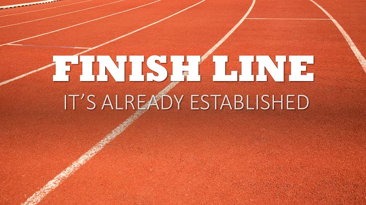 Finish Line: It's Already Established - Min. Anita...