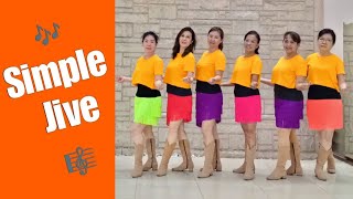 Simple Jive Line Dance (demo & count)
