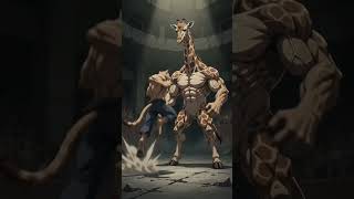#cat #giraffe #fighting #funny #shorts #shortvideo