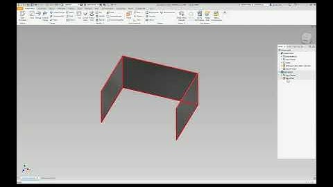 Inventor: Sheet metal flat pattern from imported file