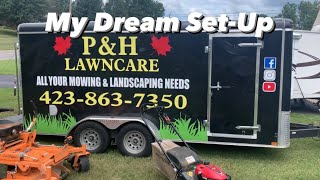 2021 Solo Lawn Care Trailer SetUp