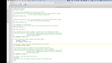 Crosstabulation and Measures of Association b