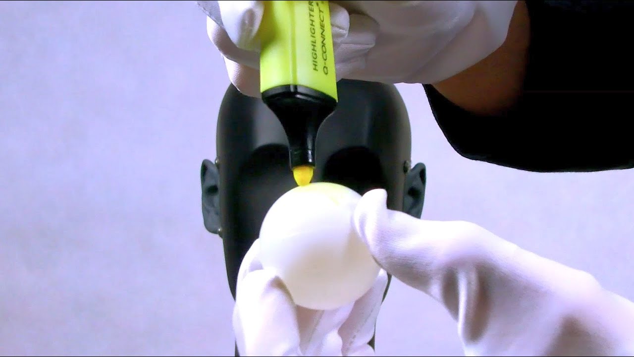 ASMR binaural dummy head - (cardboard, crinkly sounds, ping pong balls, matches...)