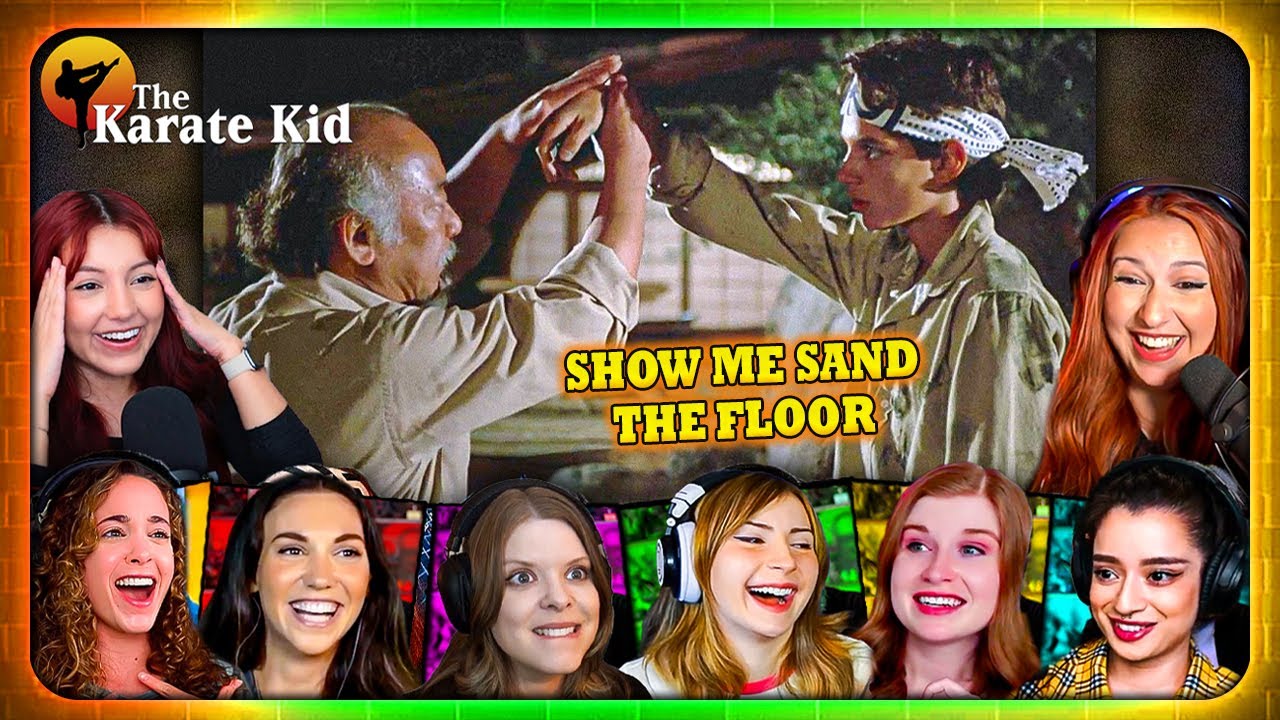 HILARIOUS "Show Me Sand The Floor'' Reactions! The Karate Kid 1984 Movie Reaction First Time Watch