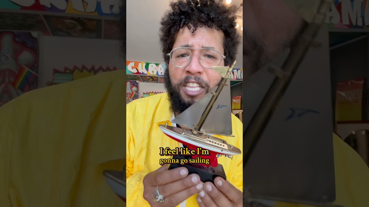 I found an old sailboat lighter.