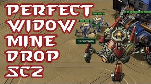 Starcraft 2 How To - Perfect Widow Mine Drop versus Protoss.
