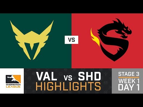 HIGHLIGHTS Los Angeles Valiant vs. Shanghai Dragons | Stage 3 | Week 1 | Day 1 | Overwatch League