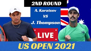 Aslan Karatsev vs Jordan Thompson | US OPEN 2021 | FIFTH SET | Live Commentary