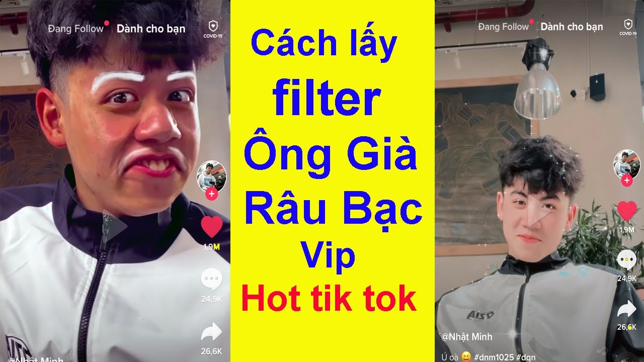 บล็อก เก อ  Update  CÁCH LẤY FILTER ÔNG GIÀ RÂU BẠC TRÊN INSTAGRAM HOT TIK TOK