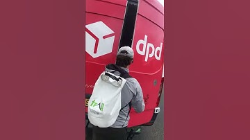 MAN TRAPPED IN VAN DPD