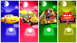 Bus Eater 🆚  McQueen Eater  🆚 Bus Minion 🆚 Gruz ramirez   Tiles Hop EDM Rush! screenshot 5